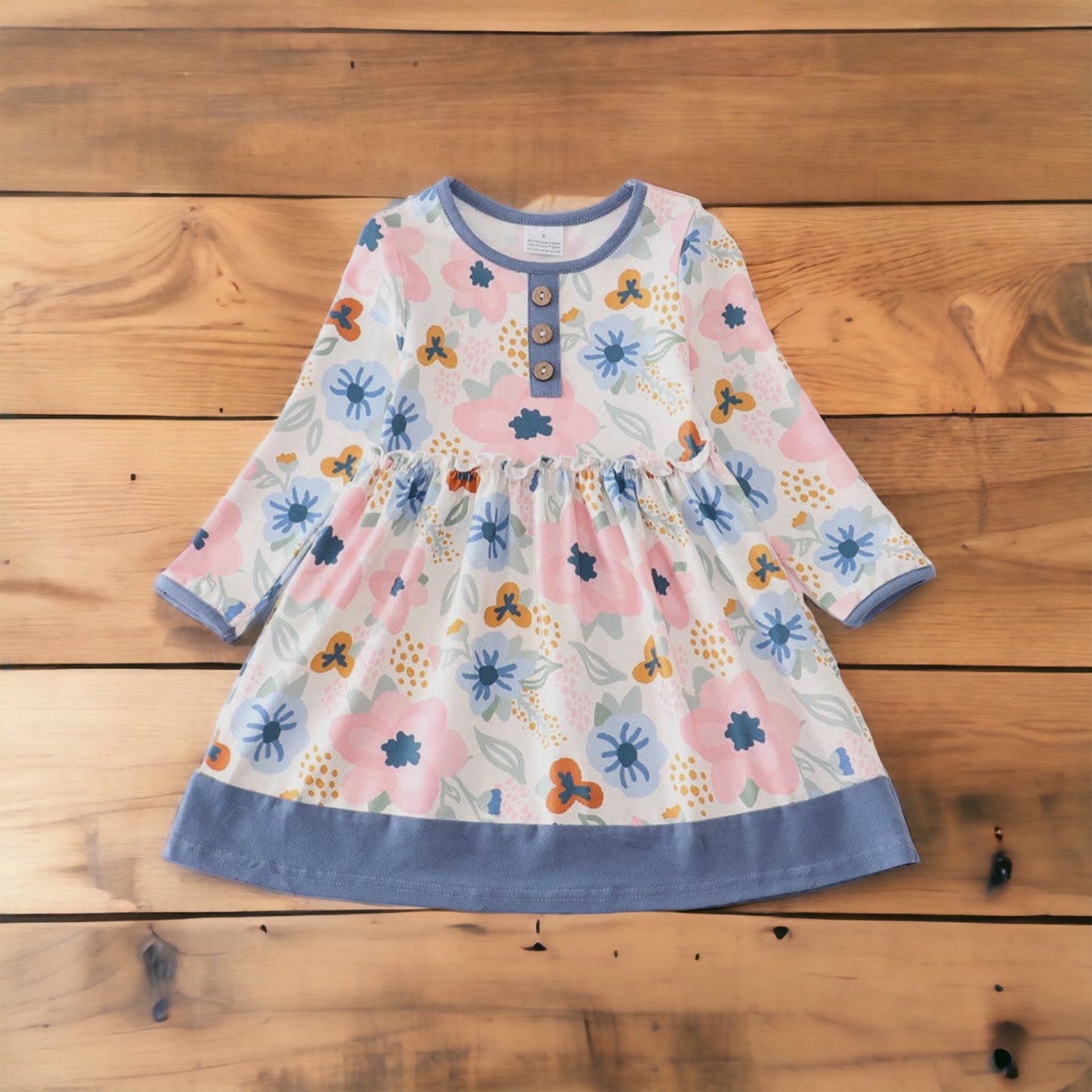 Blue Floral Dress