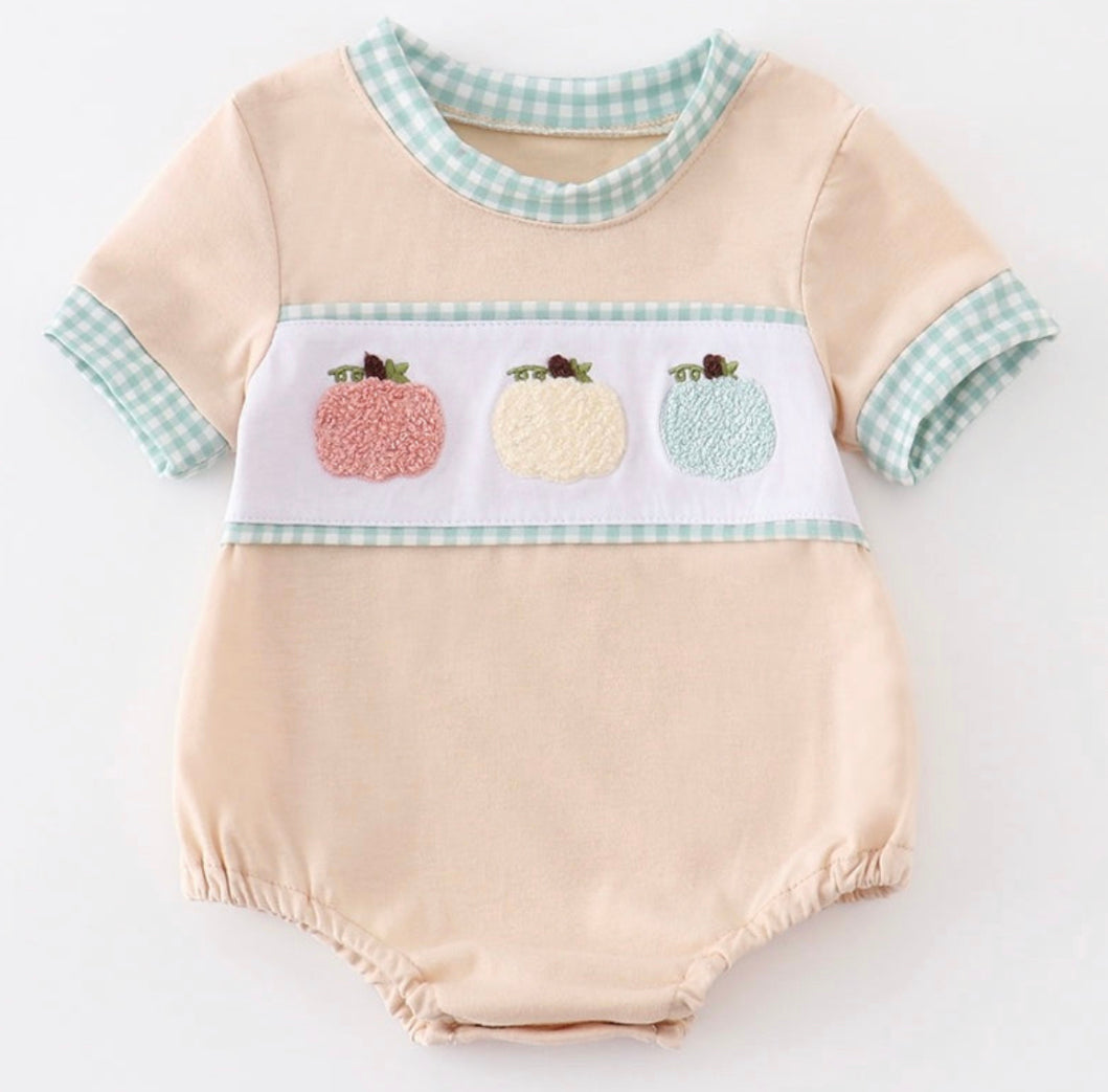 French Knot Pumpkin Trio
