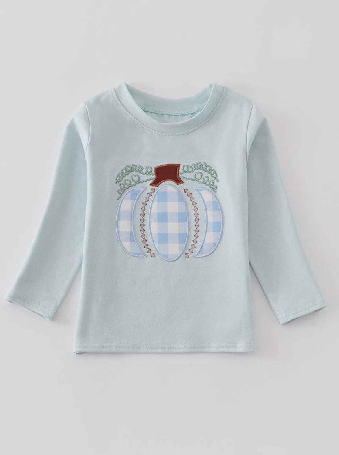 Plaid Pumpkin Top
