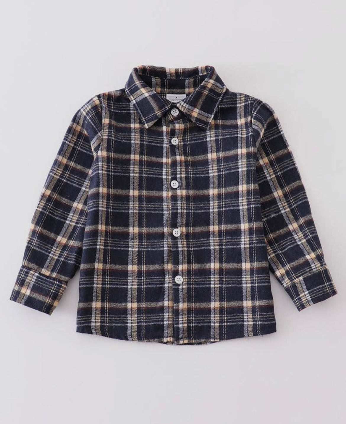 Plaid Blue Flannel Button Up