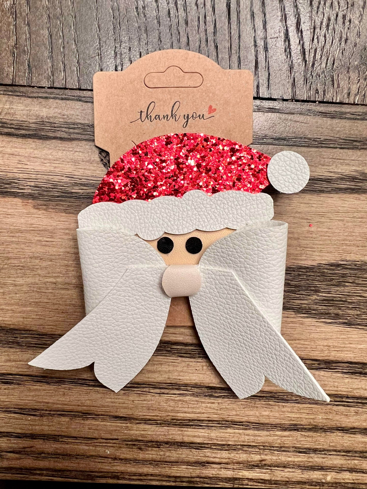 Santa Bow Clip