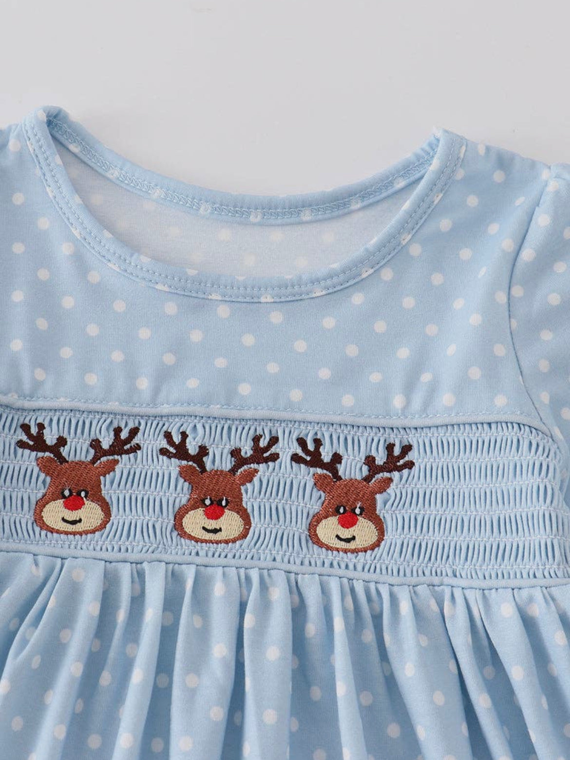 Reindeer Smocked Dress