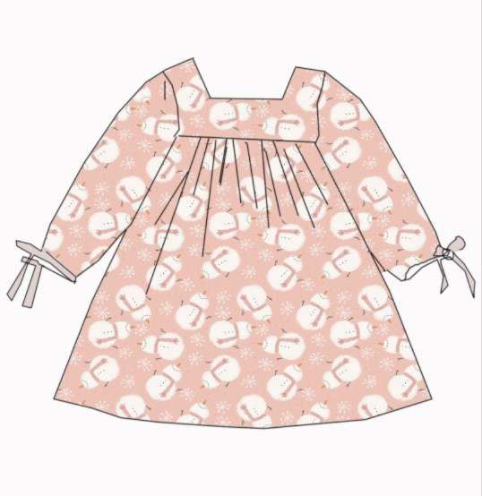 Snowman Tie Dress