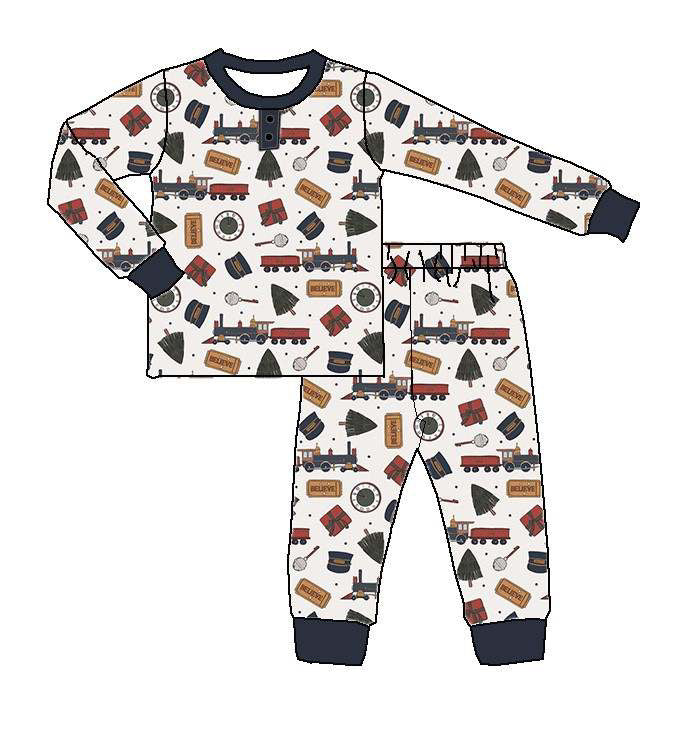 Polar Express Christmas Jammies