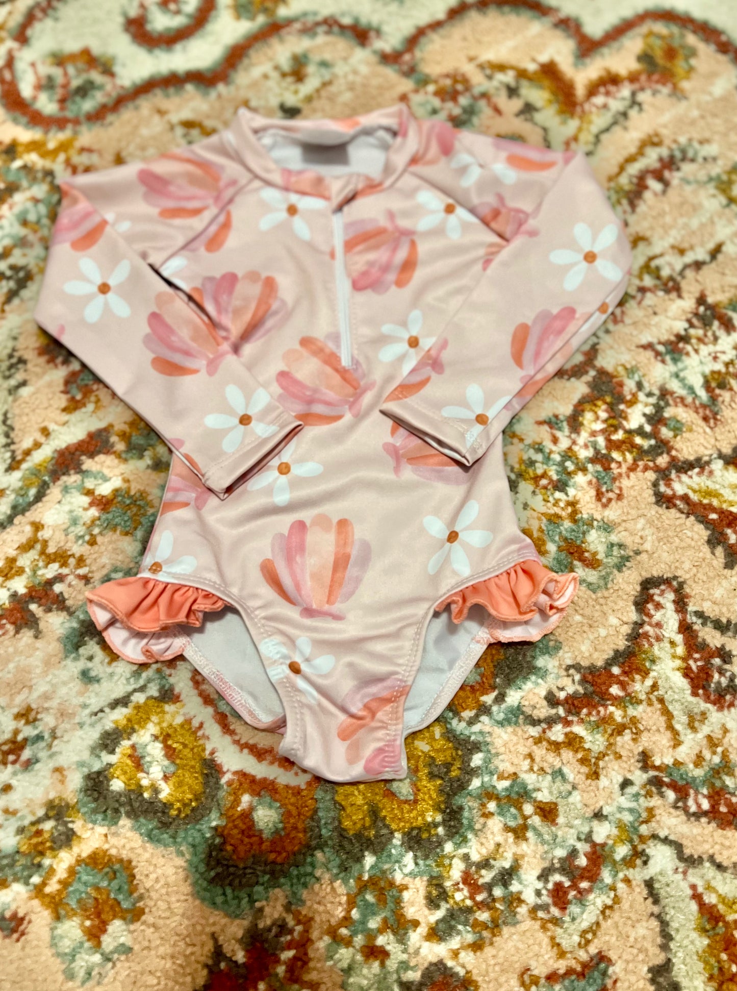 Watercolor Shell Swim