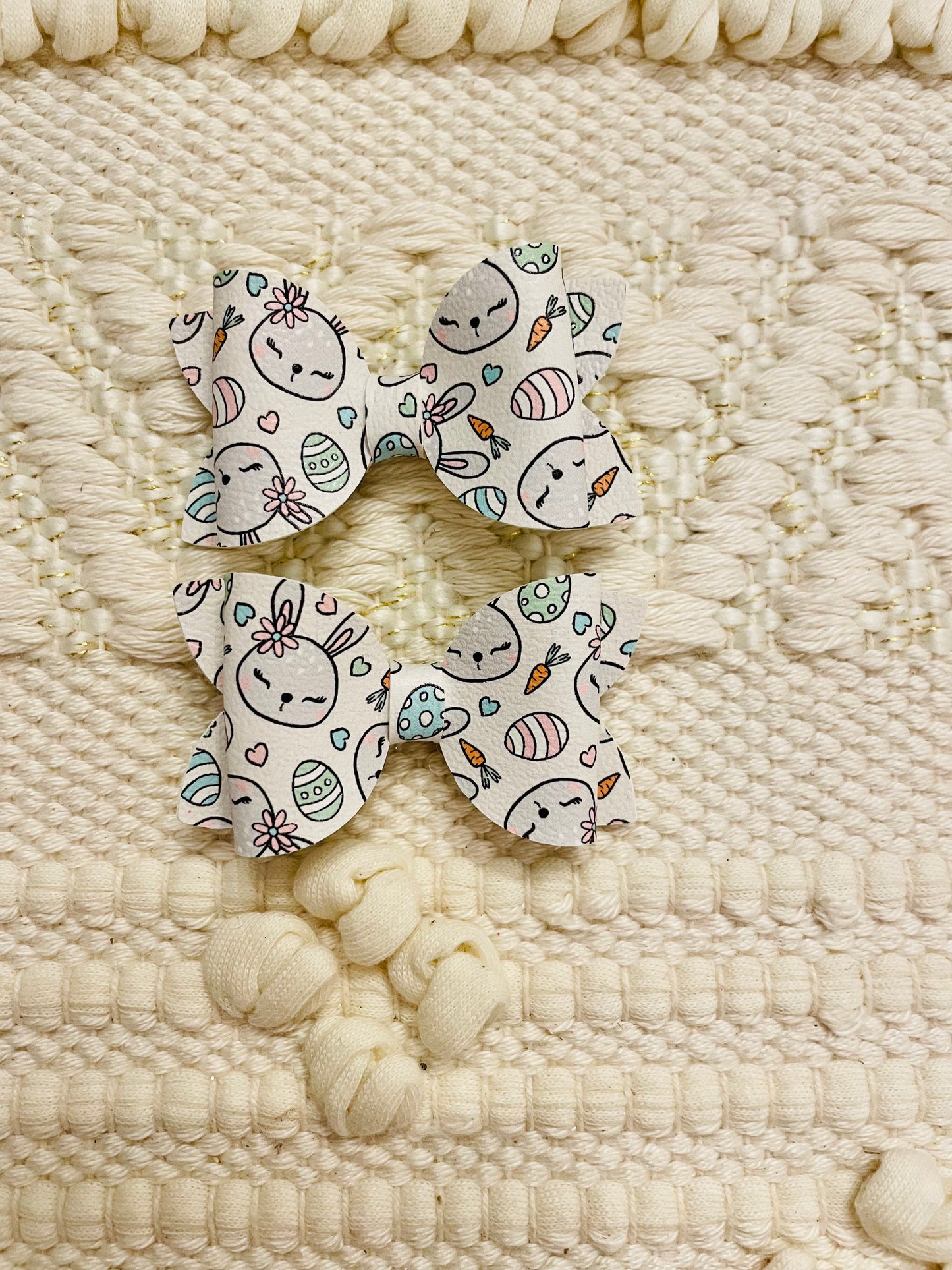 Pastel Bunny Pigtail Set
