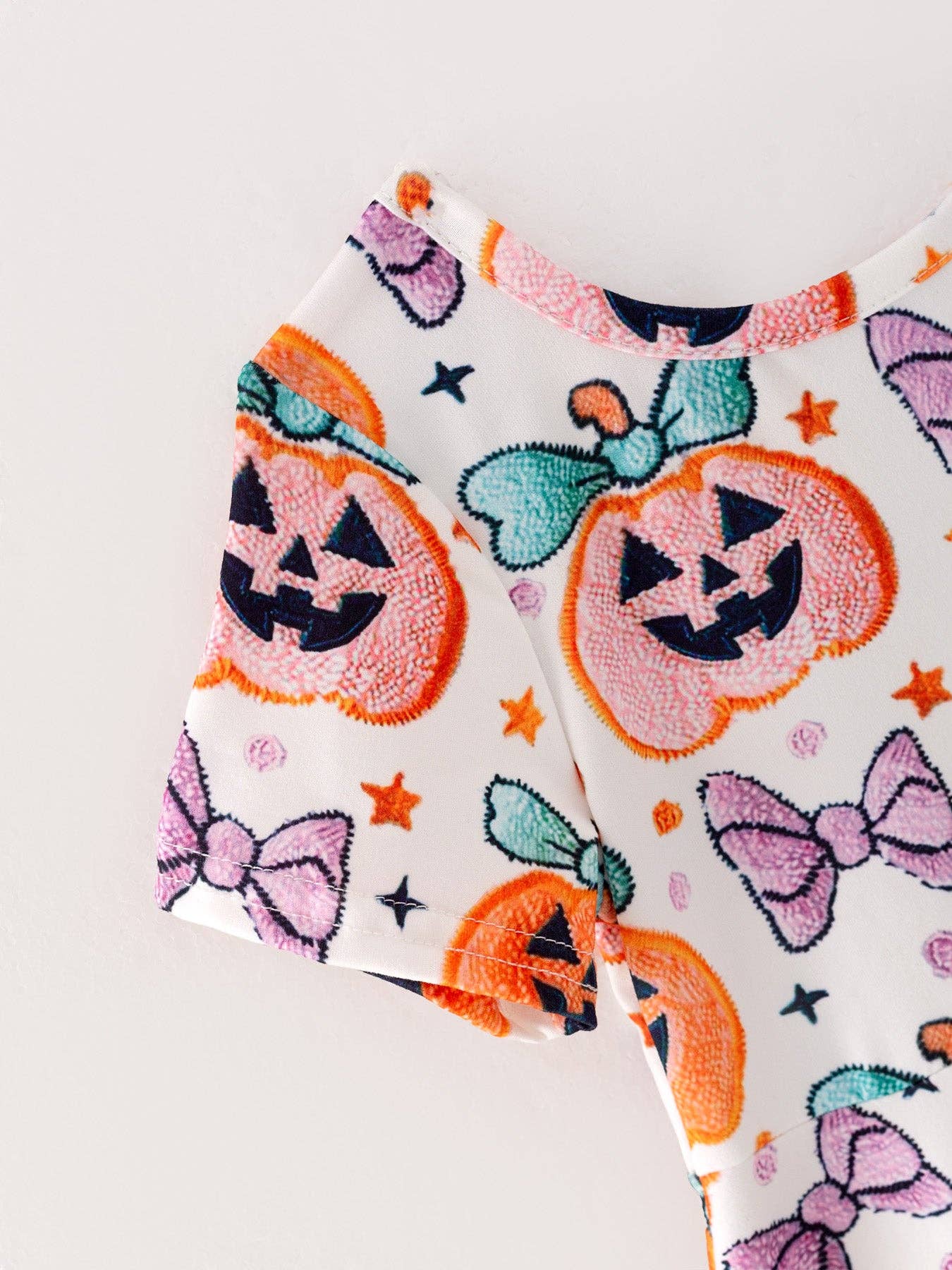 Pumpkin Bow Print Dress