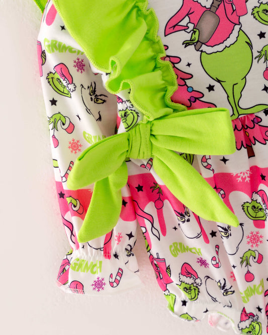 Grinch Ruffle Bubble