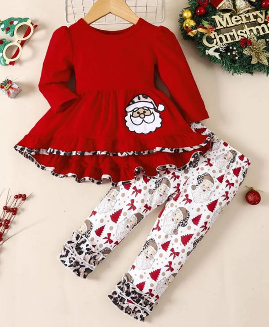 Leopard Santa Set