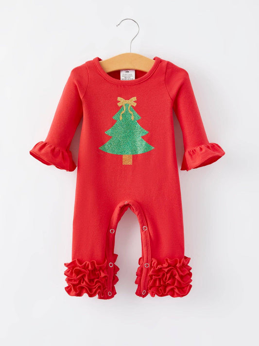 Glitter Tree Romper