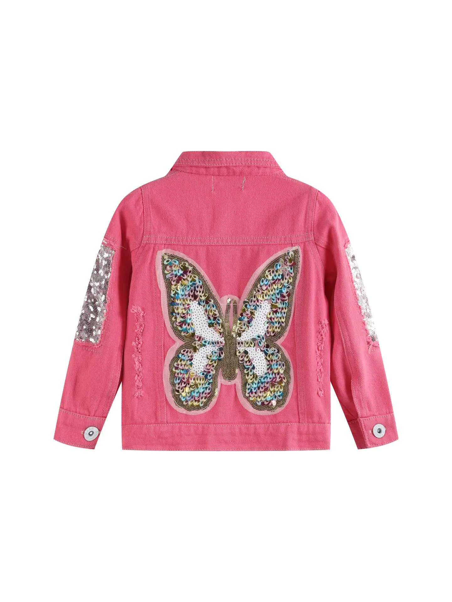 Butterfly Sequin Denim