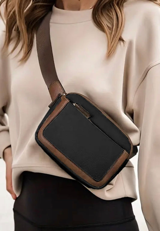 Brown/Black Clutch