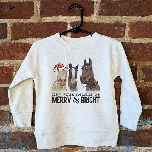 May Your Neighs be Merry & Bright Horse Top