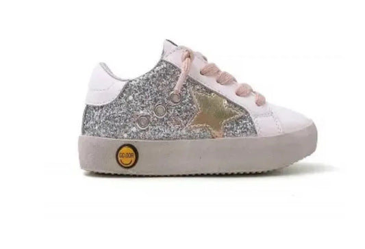 Toddler Shoes - Rose Gold/Silver Glitter