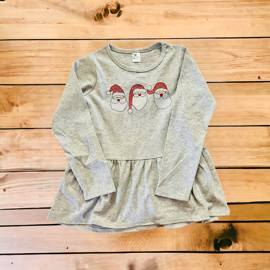 Santa Trio Embroidered Sweatshirt