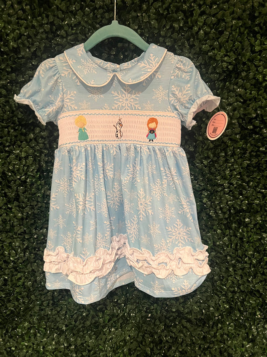 Frozen Smocked Dress