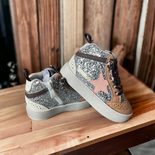 Toddler Shoes - Leopard High Top