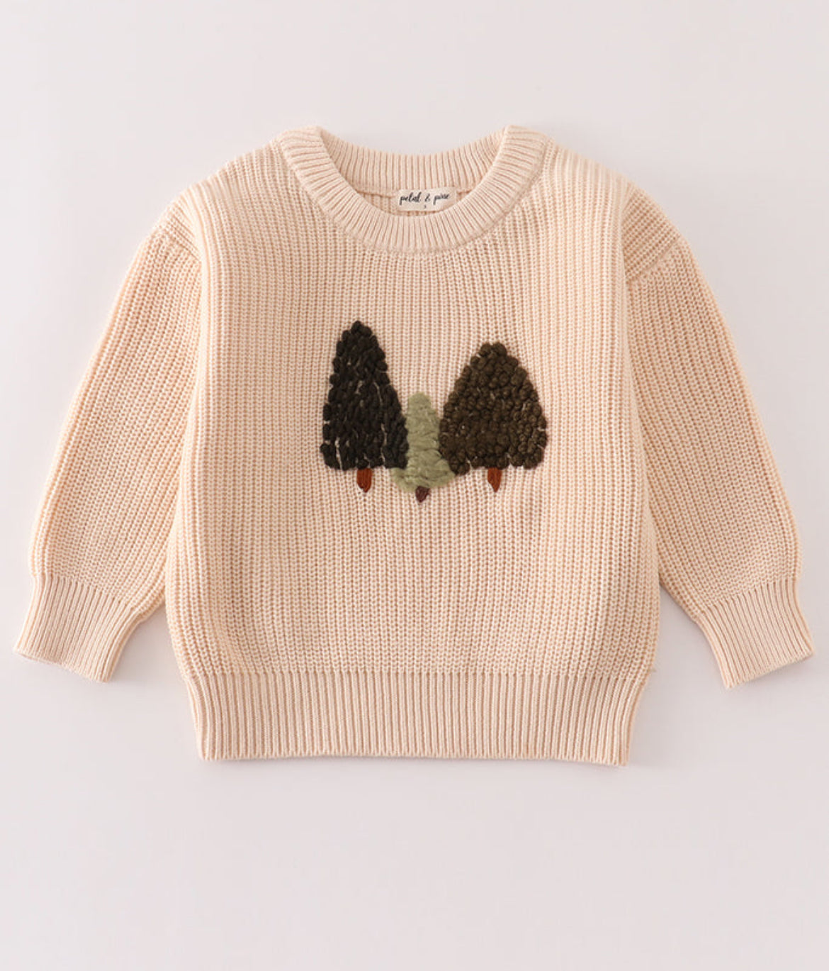 Christmas Tree Hand Knit Sweater