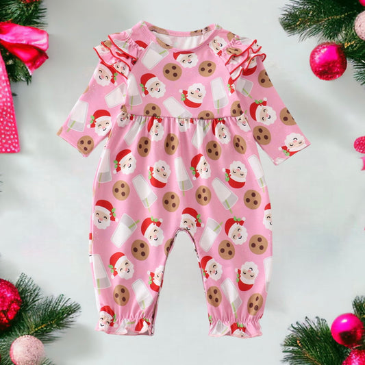 Milk & Cookies - Pink Ruffle Zip