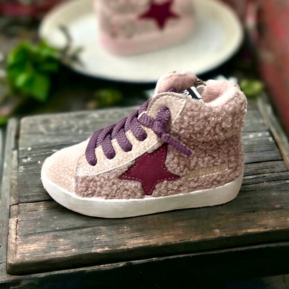 Toddler Shoes - Pink Sherpa