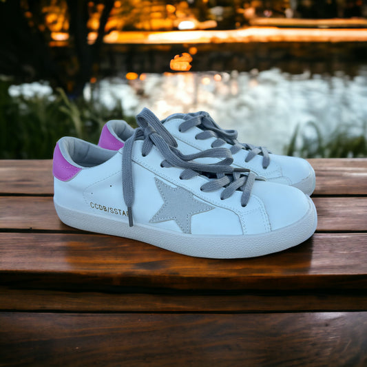 Pink/Gray Star Shoe
