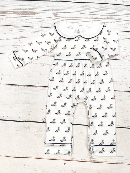 Baby Duck Print Romper