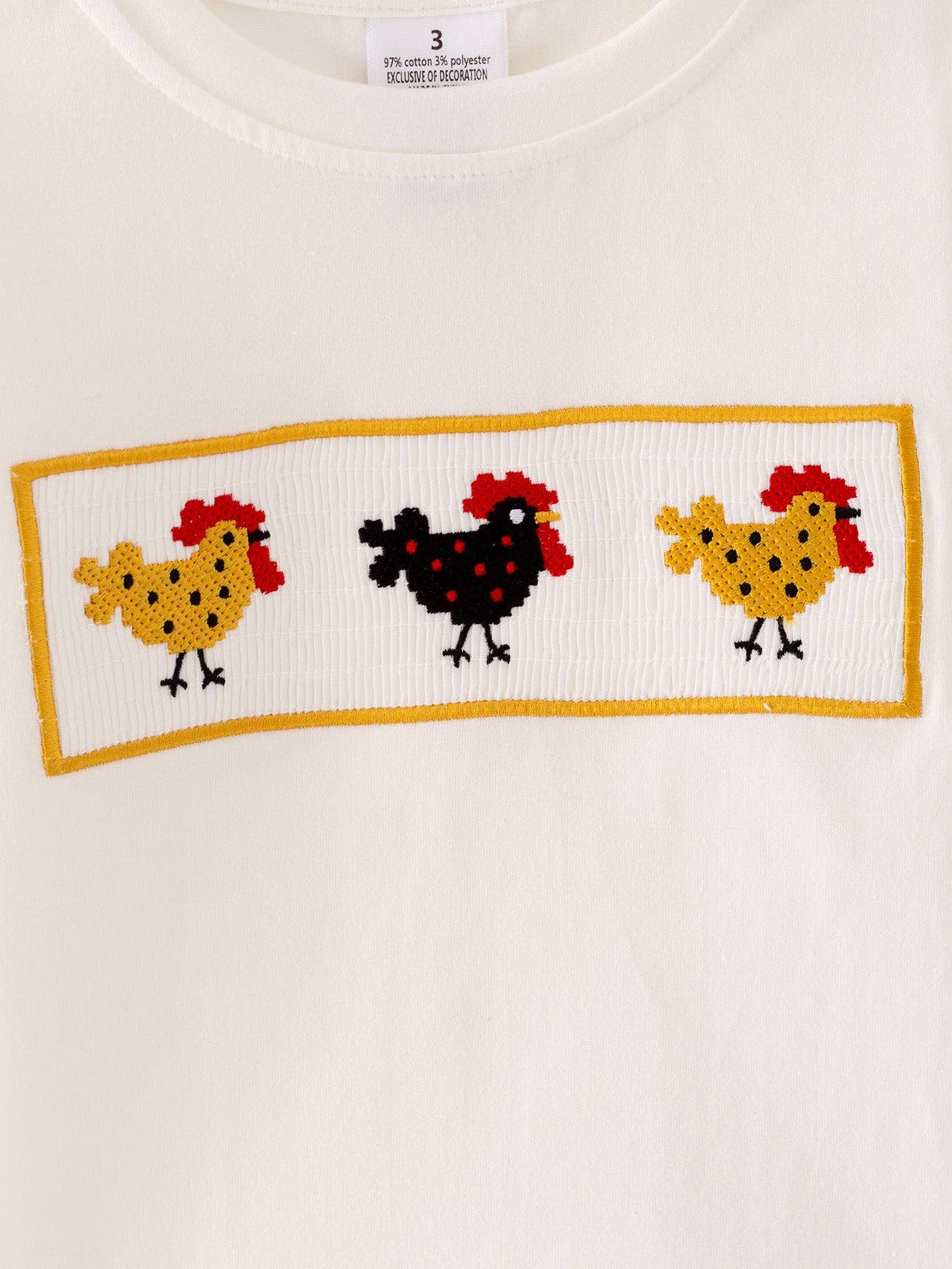 Farm Smocked Embroidered Outfit