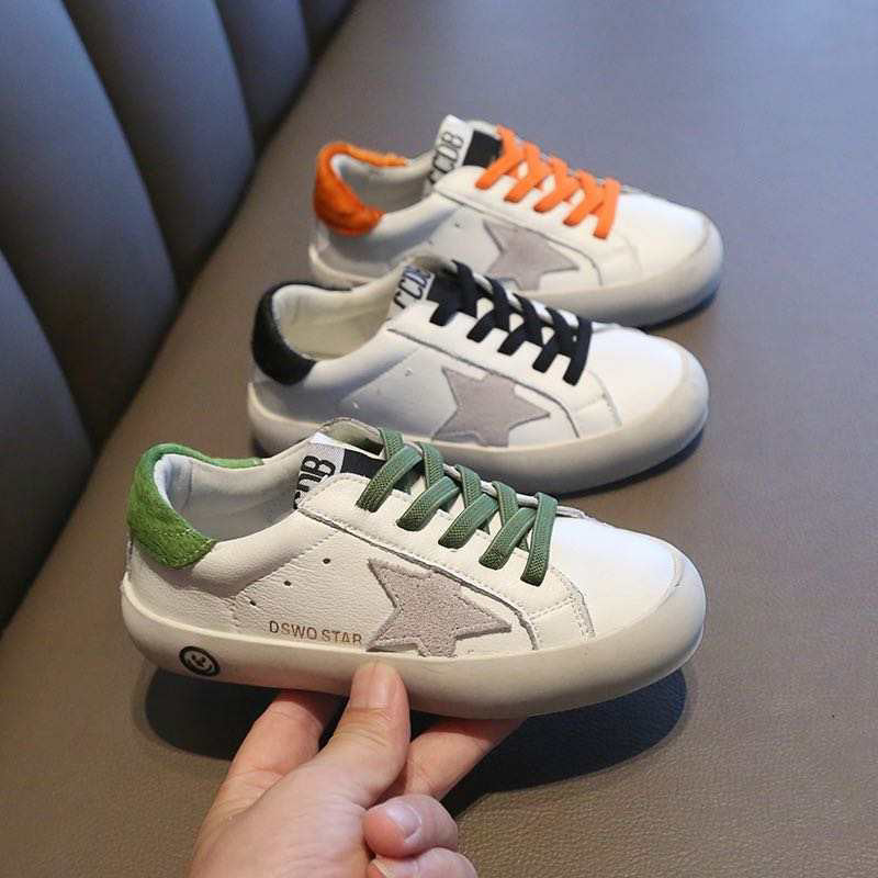 Toddler Shoes - White/Orange