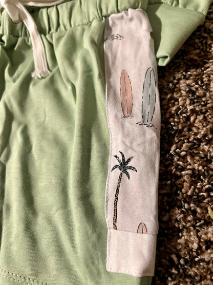 Surfs Up Hooded Short Set