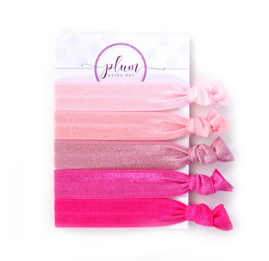 Hair Tie Pack - Pink Ombre