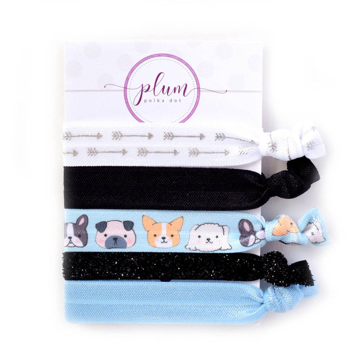 Hair Tie Pack - Puppy Dogs