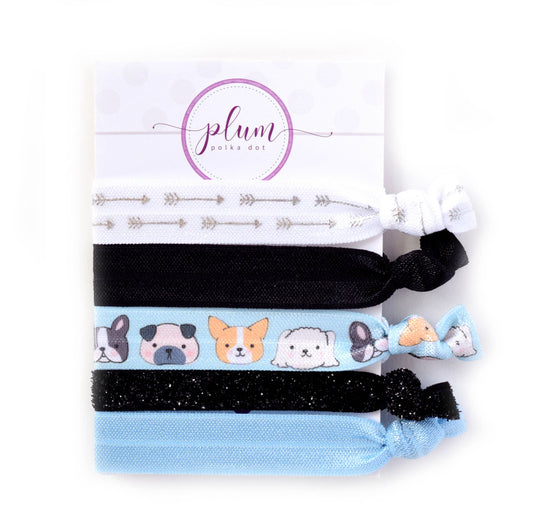 Hair Tie Pack - Puppy Dogs