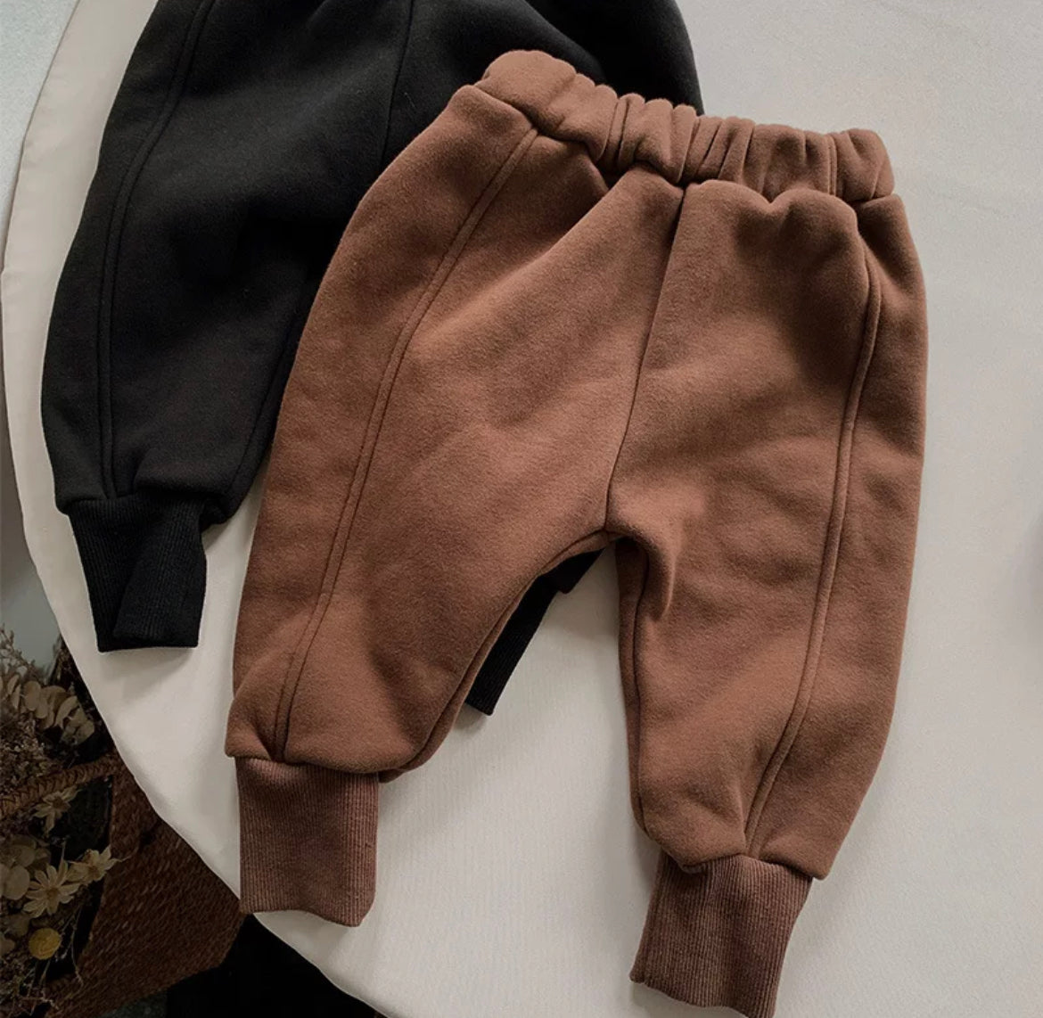 Trendy Chocolate Brown Joggers