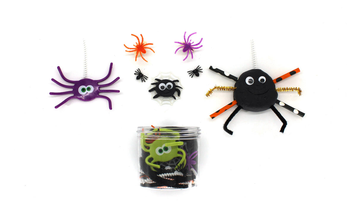 Spider Play Dough-To-Go Kit  Scented- Black Forest